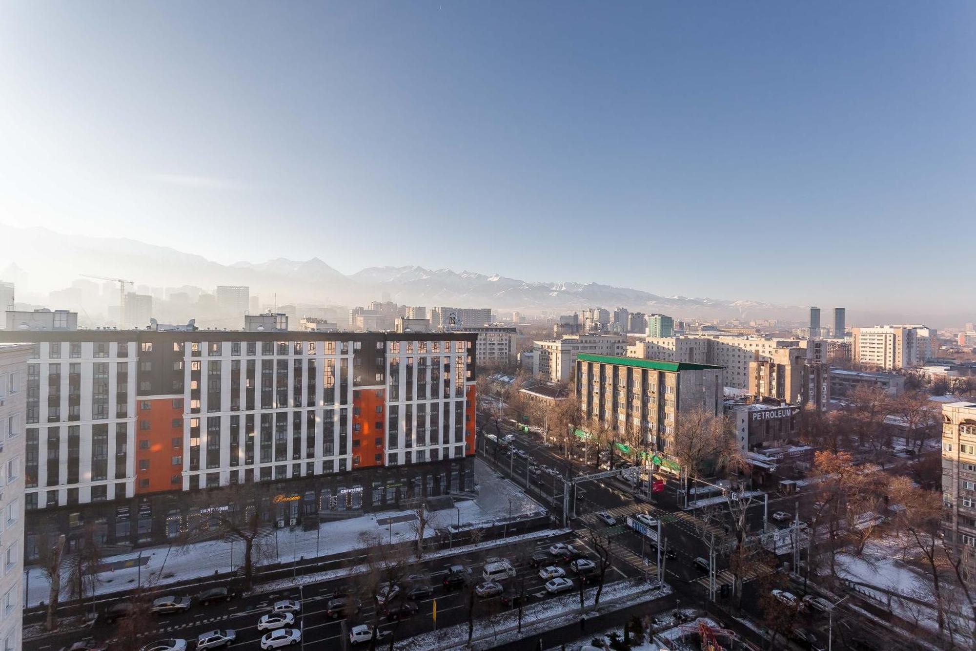 Квартира С Видом На Горы Almaty Exterior photo